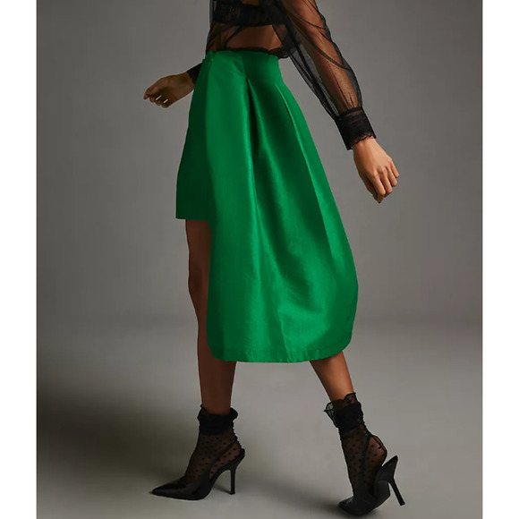 Anthropologie Dresses & Skirts - NWT Anthropologie Maeve Asymmetrical Sateen Skirt